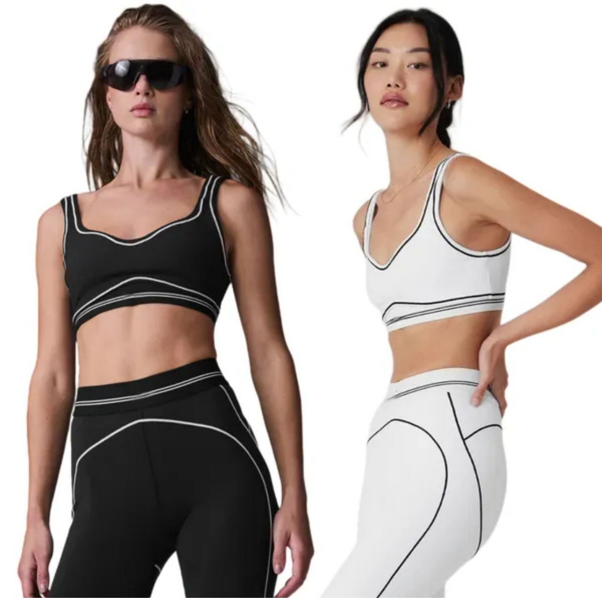 White yoga set