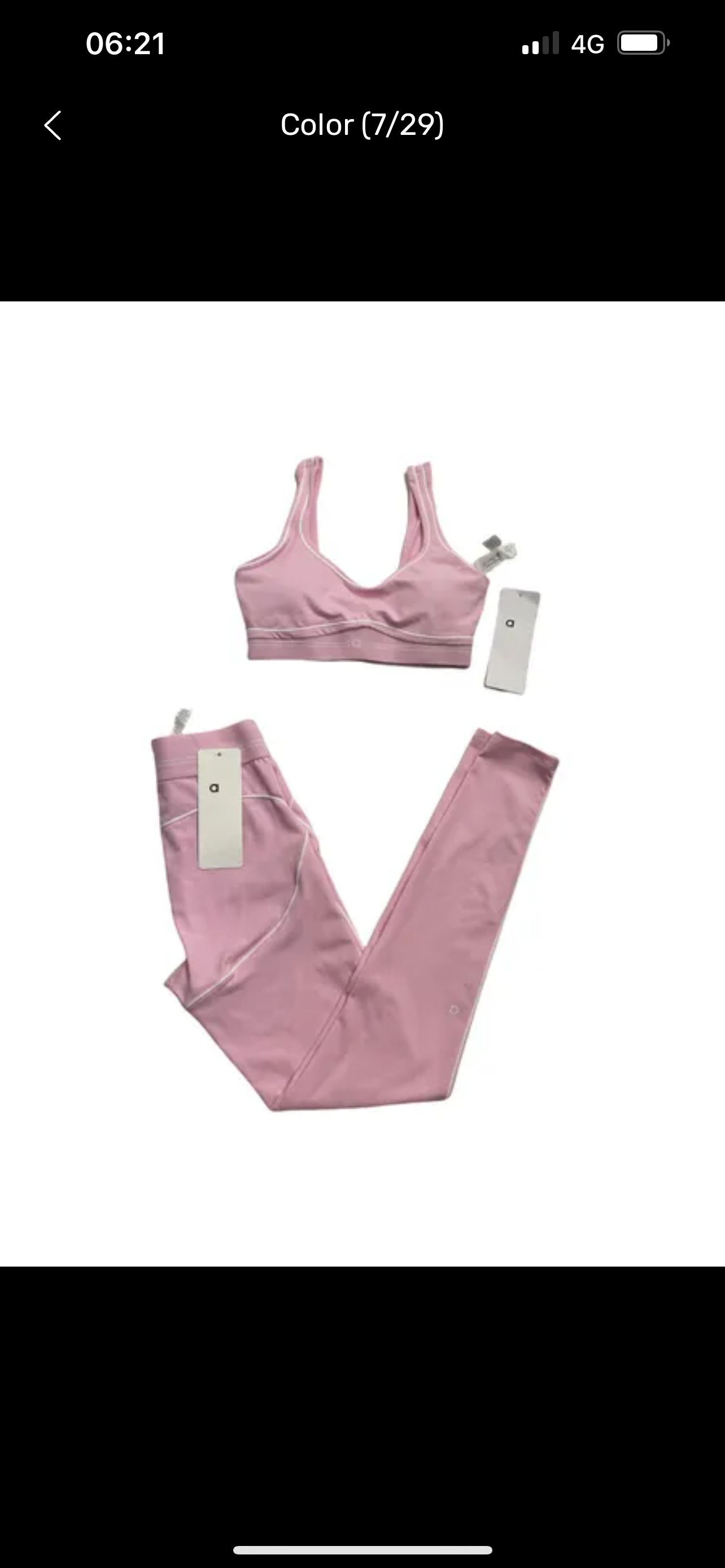 Pink yoga set